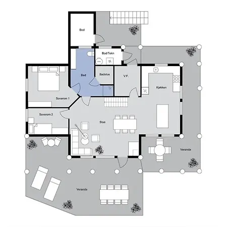 Great Mountain With 12 Beds Feriehus