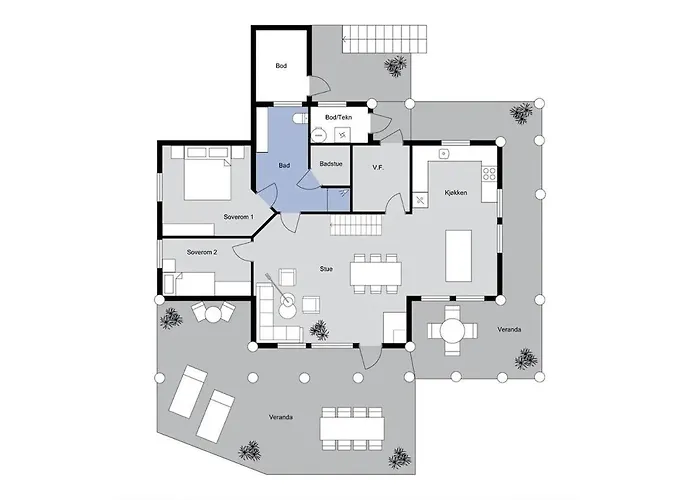 Great Mountain With 12 Beds Feriehus